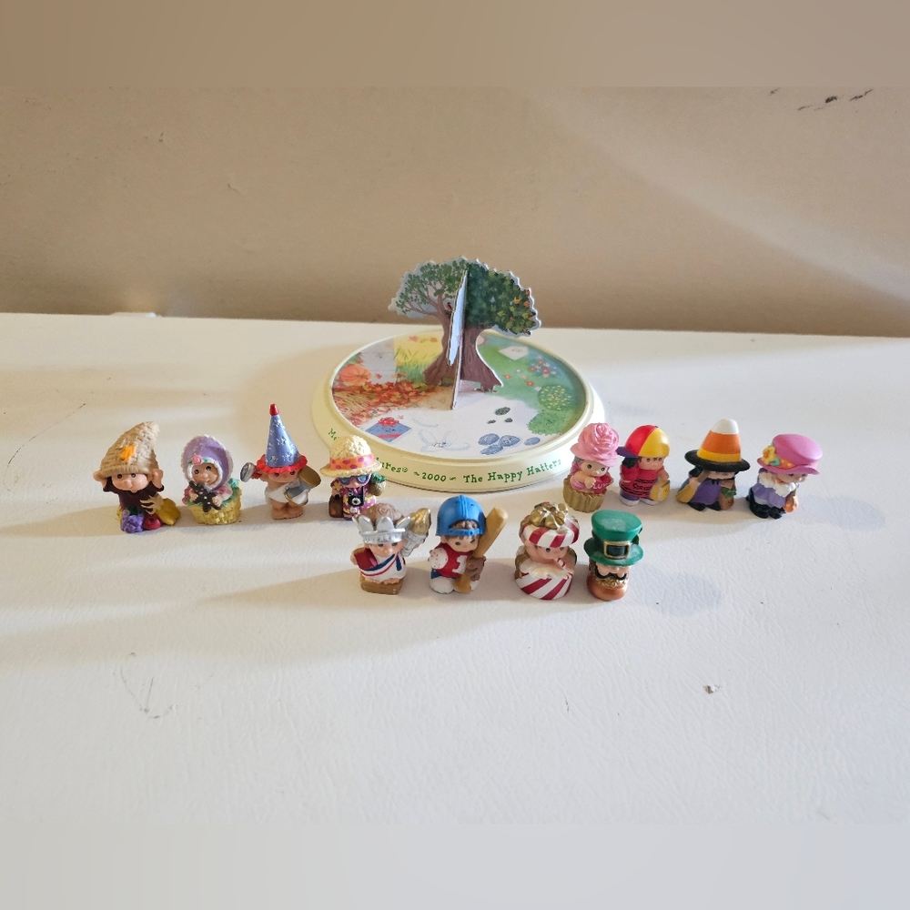 Hallmark Happy Hatters Merry Miniatures Set of 12